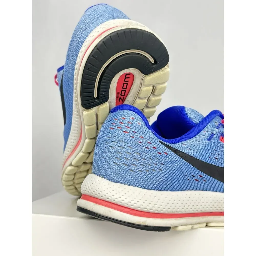 Nike Air Zoom Pegasus 33 Running Sneakers Women US 7.5 Blue Pink 863766-400